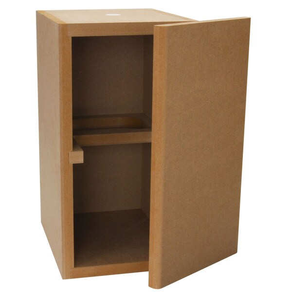 Main product image for Knock-Down MDF 0.56 ftÃ‚Â³ Bookshelf Cabinet 300-7064